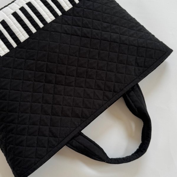 Photo2: Piano Tote Bag (2)