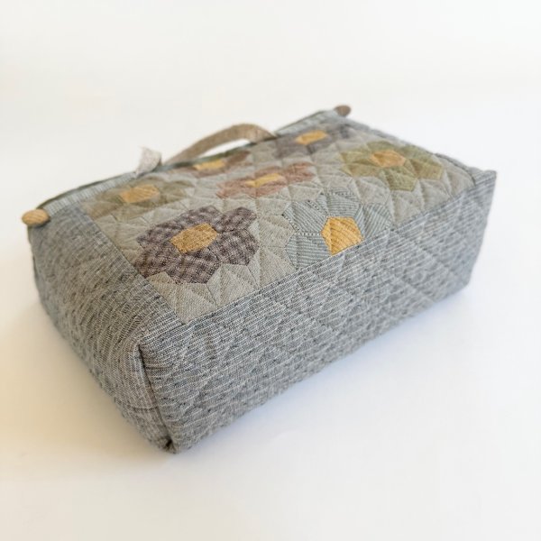 Photo8: Floral Hexagon Bag in Bag Organizer | 2-Way (8)