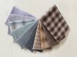 Photo1: Yarn Dyed Fabric - Set of 10 Cuts (26-5-19)  (1)