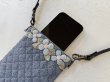 Photo2: Crossbody Phone Bag with Little Flowers  (2)