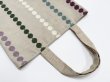 Photo4: Circle Embroidered Tote Bag (4)