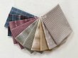 Photo1: Yarn Dyed Fabric - Set of 10 Cuts (26–8-16)  (1)