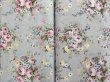 Photo1: Floral Printed Fabric (1)