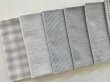 Photo2: Yarn Dyed Fabric - Set of 10 Cuts (26–9-25) Ivory (2)