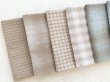Photo2: Yarn Dyed Fabric - Set of 10 Cuts (26–10-23)  (2)