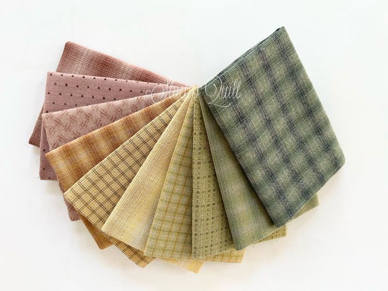 Yarn Dyed Fabric - Set of 10 Cuts (24-2-8) #3